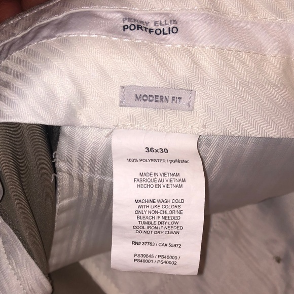 Perry Ellis FolioFlex Modern Fit Dress Pants 36x30 - Picture 7 of 7